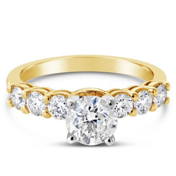 Van Adam's Creation 14K Yellow Gold Diamond Engagement Ring Van Adams Jewelers Snellville, GA
