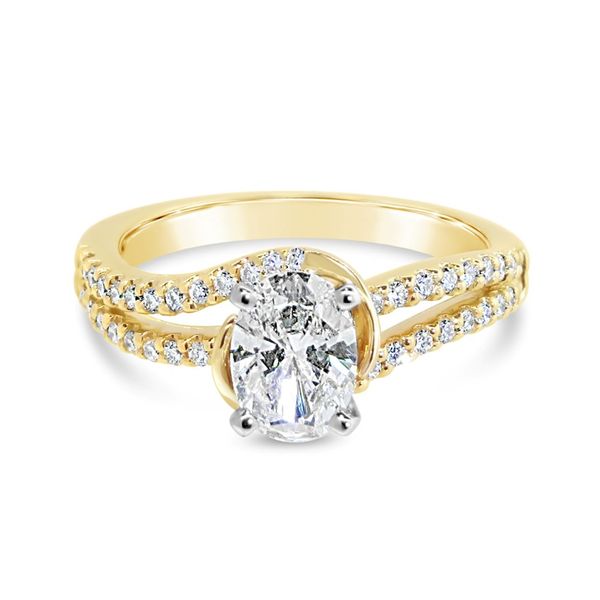 18K Yellow Gold Diamond Engagement Ring Van Adams Jewelers Snellville, GA