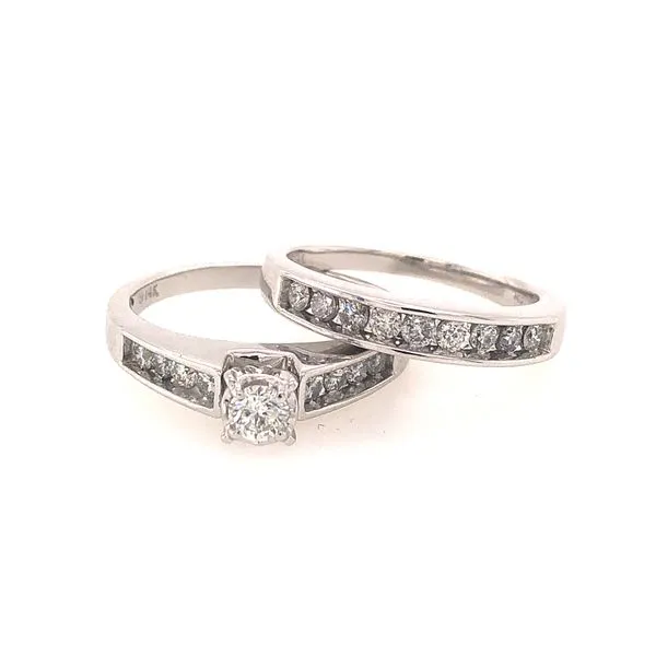 Diamond Wedding Set Image 2 Van Adams Jewelers Snellville, GA