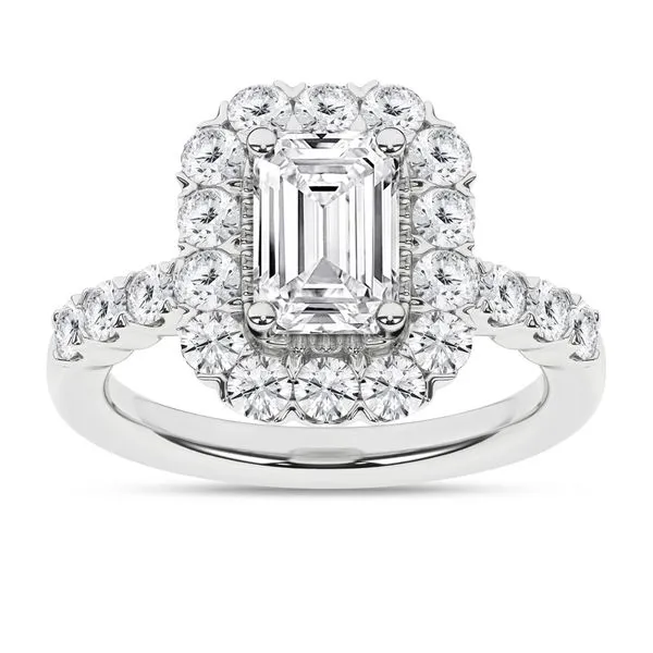 2 CT Emerald Cut Lab Grown Diamond Engagement Ring Van Adams Jewelers Snellville, GA
