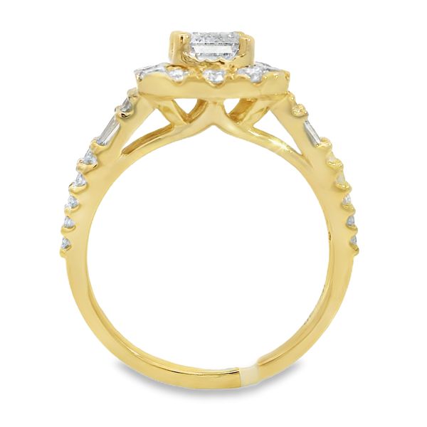 14K Yellow Gold 2 CT Lab Grown Diamond Ring Image 2 Van Adams Jewelers Snellville, GA