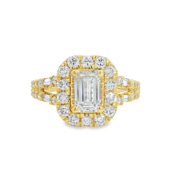 14K Yellow Gold 2 CT Lab Grown Diamond Ring Van Adams Jewelers Snellville, GA