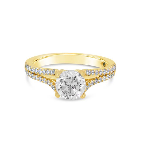 14K Yellow Gold Diamond Ring with 1.00 CT Lab Grown Diamond Van Adams Jewelers Snellville, GA