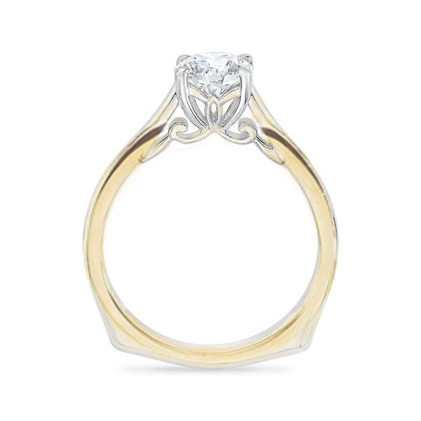 1 CT Lab Grown Round Diamond in Fancy Solitaire Image 2 Van Adams Jewelers Snellville, GA