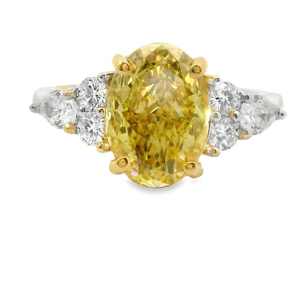 Lab Grown Yellow Diamond Ring Van Adams Jewelers Snellville, GA