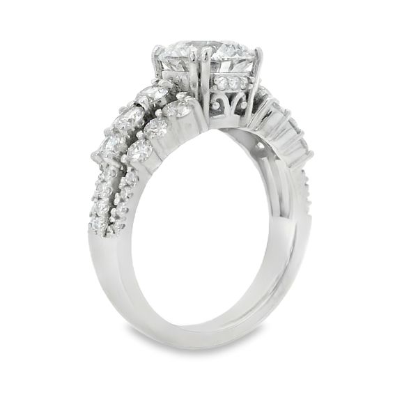 3 CT TW Lab Grown Diamond Ring Image 2 Van Adams Jewelers Snellville, GA