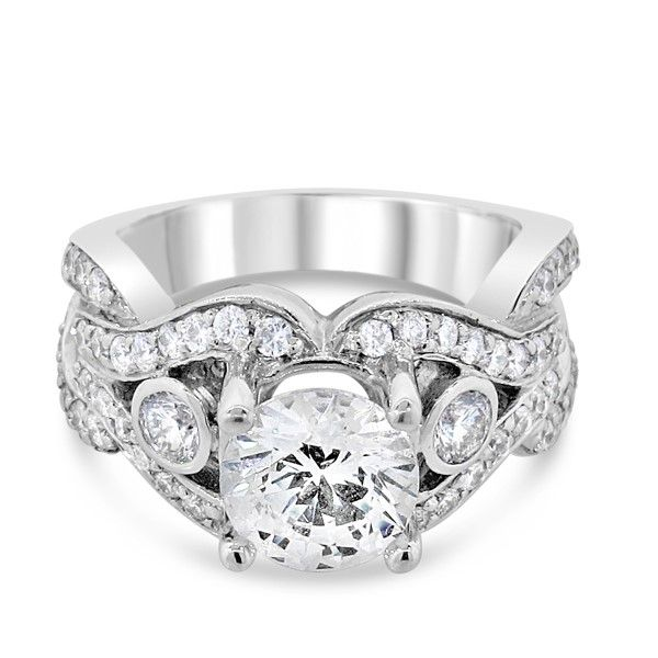 Van Adam's Collection 14K White Gold Diamond Semi-Mount Van Adams Jewelers Snellville, GA