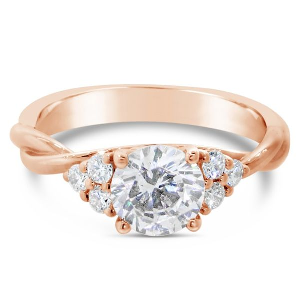 Gabriel & Co. 14K Rose Gold Diamond Semi Mount Van Adams Jewelers Snellville, GA