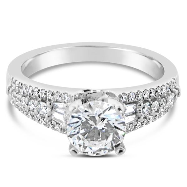 18K White Gold Diamond Semi-Mount Van Adams Jewelers Snellville, GA