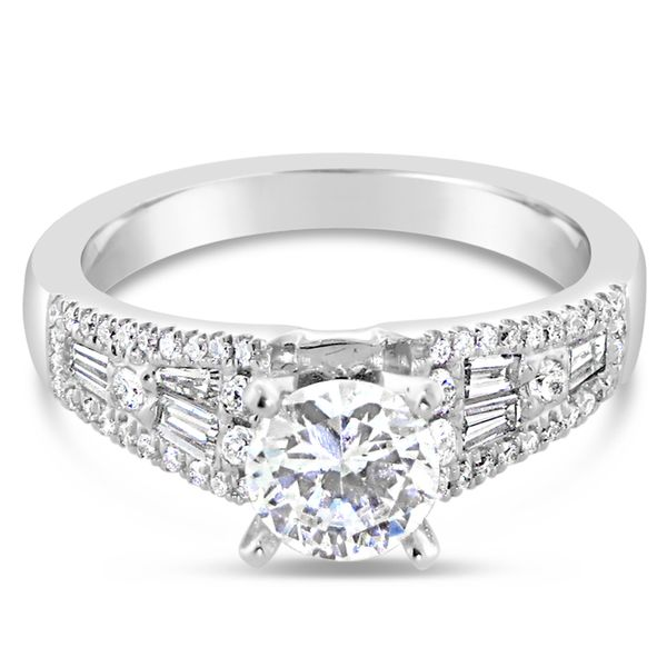 18K White Gold Diamond Semi-Mount Van Adams Jewelers Snellville, GA