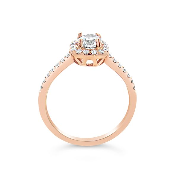 14K Rose Gold Diamond Semi-Mount Image 2 Van Adams Jewelers Snellville, GA