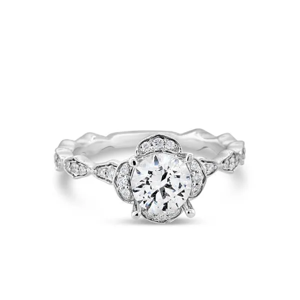 14K White Gold Diamond Semi-Mount Van Adams Jewelers Snellville, GA