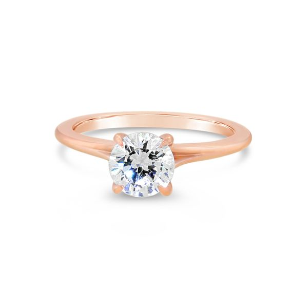 14K Rose Gold Diamond Semi-Mount Van Adams Jewelers Snellville, GA