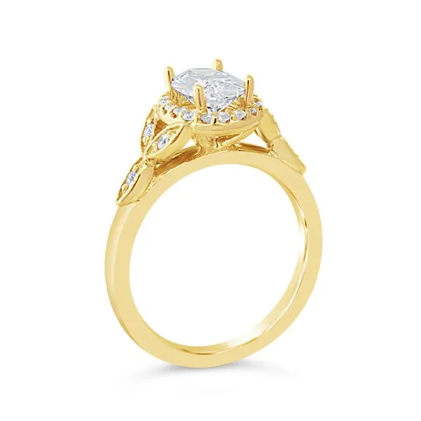 Van Adam's Collection 14K Yellow Gold Diamond Semi-Mount Image 2 Van Adams Jewelers Snellville, GA