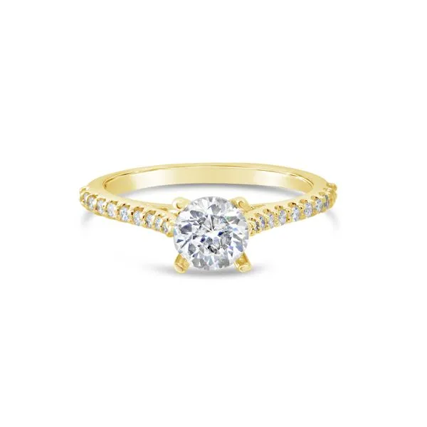 Van Adam's Collection 14K Yellow Gold Diamond Semi-Mount Van Adams Jewelers Snellville, GA