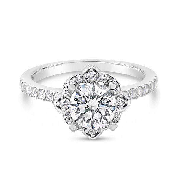 Van Adam's Collection 14K White Gold Diamond Semi-Mount Van Adams Jewelers Snellville, GA