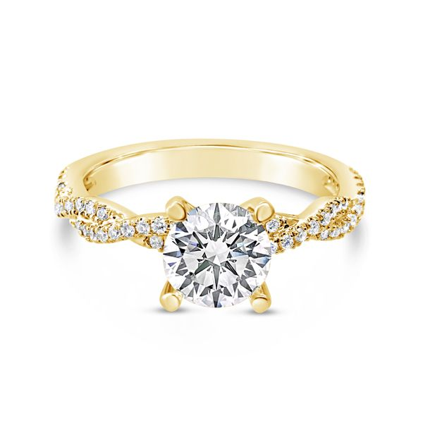 Van Adam's Collection 14K Yellow Gold Diamond Semi-Mount Van Adams Jewelers Snellville, GA