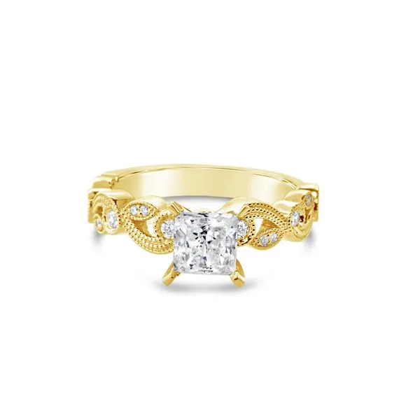 Van Adam's Collection 14K Yellow Gold Diamond Semi-Mount Van Adams Jewelers Snellville, GA