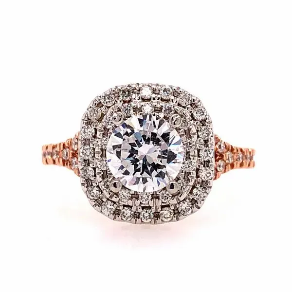 Van Adam's Collection 14K Two-Toned Gold Diamond Semi-Mount Van Adams Jewelers Snellville, GA