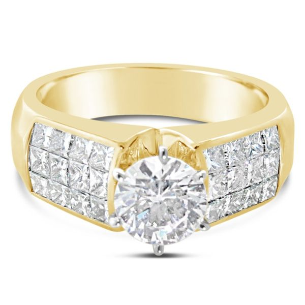 18K Yellow Gold Diamond Semi-Mount Van Adams Jewelers Snellville, GA