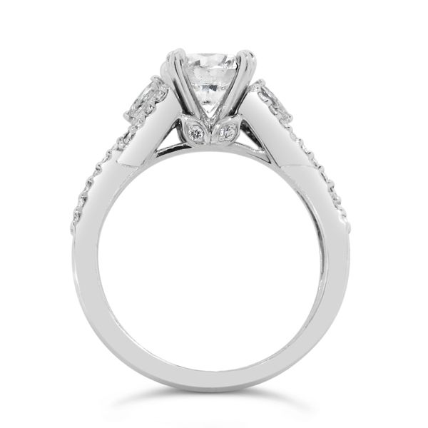 14K White Gold Diamond Semi-Mount Image 2 Van Adams Jewelers Snellville, GA