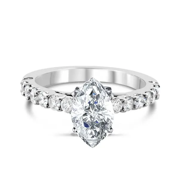 14K  White Gold Diamond Semi-Mount Van Adams Jewelers Snellville, GA