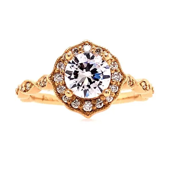 Van Adam's Collection 14K Yellow Gold Diamond Semi-Mount Van Adams Jewelers Snellville, GA