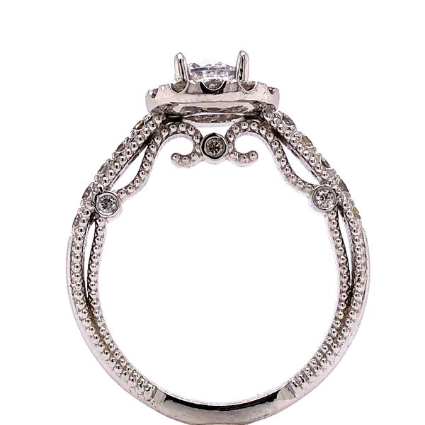 14K White Gold Diamond Semi Mount Image 2 Van Adams Jewelers Snellville, GA