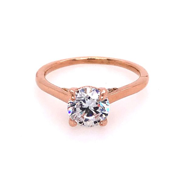 14K Rose Gold Diamond Semi-Mount Van Adams Jewelers Snellville, GA