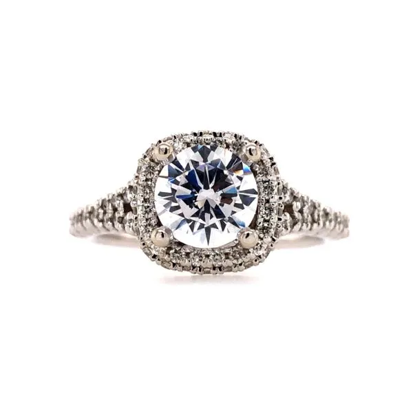 Van Adam's Collection 14K White Gold Diamond Semi-Mount Van Adams Jewelers Snellville, GA