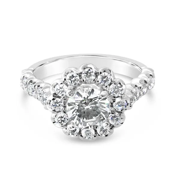 Van Adam's Collection 14K White Gold Diamond Semi-Mount Van Adams Jewelers Snellville, GA