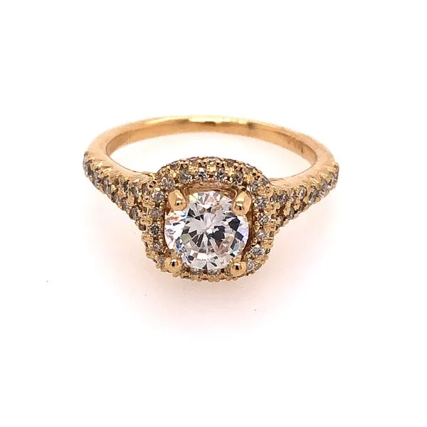 14K Diamond Semi-Mount Engagement Ring Van Adams Jewelers Snellville, GA