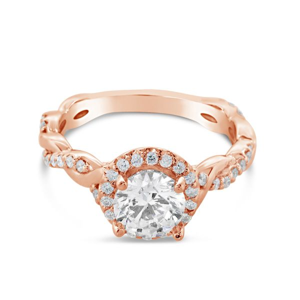 14K Rose Gold Diamond Semi-Mount Van Adams Jewelers Snellville, GA