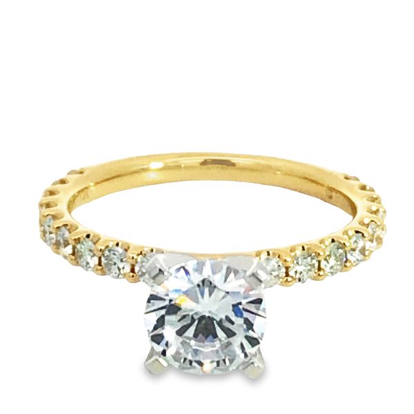 Romance Peg Head Semi-Mount Diamond Ring Van Adams Jewelers Snellville, GA