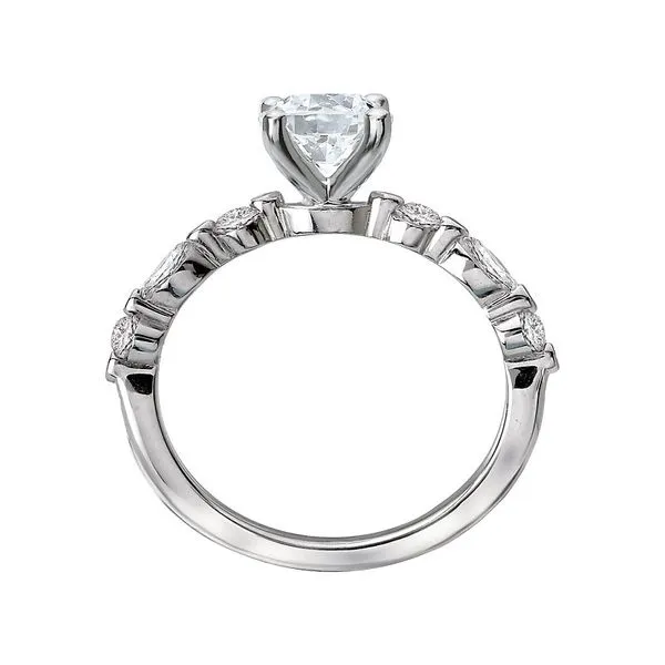 Romance Classic Semi-Mount Diamond Ring Image 2 Van Adams Jewelers Snellville, GA