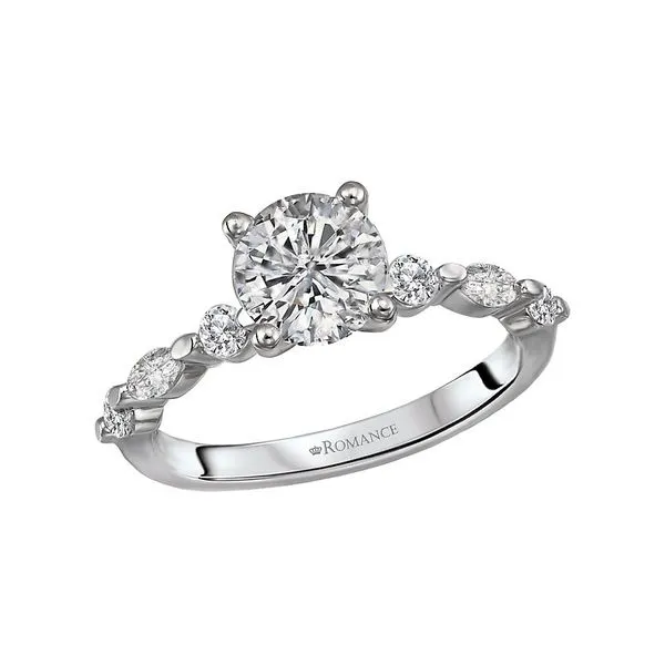 Romance Classic Semi-Mount Diamond Ring Van Adams Jewelers Snellville, GA