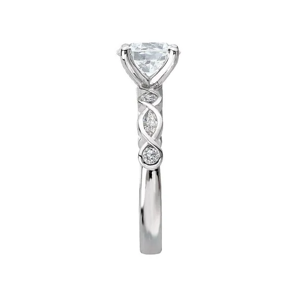 Romance Classic Semi-Mount Diamond Ring Image 3 Van Adams Jewelers Snellville, GA
