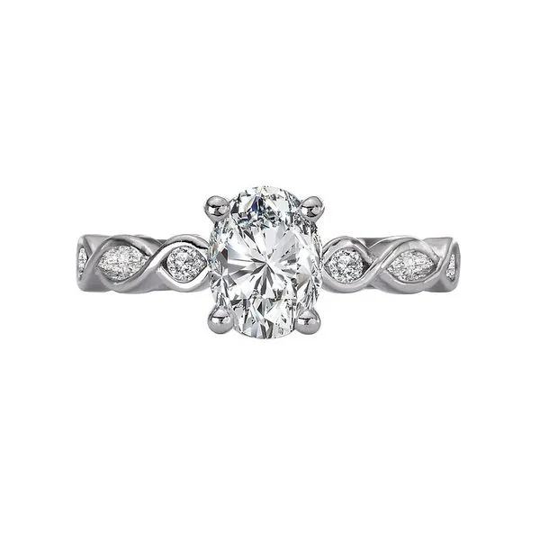 Romance Classic Semi-Mount Diamond Ring Image 4 Van Adams Jewelers Snellville, GA