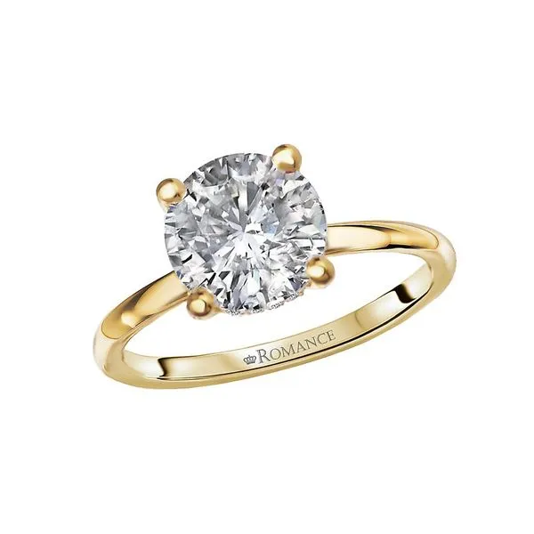 Romance Diamond Hidden Halo Engagement Ring Van Adams Jewelers Snellville, GA