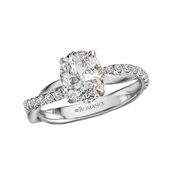Romance Semi-Mount Diamond Engagement Ring Van Adams Jewelers Snellville, GA