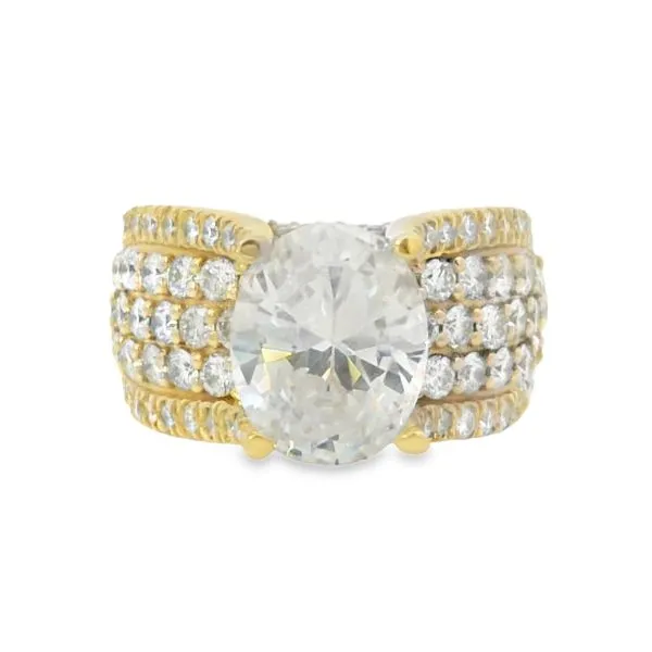 2 CT Yellow Gold Diamond Ring Setting Van Adams Jewelers Snellville, GA