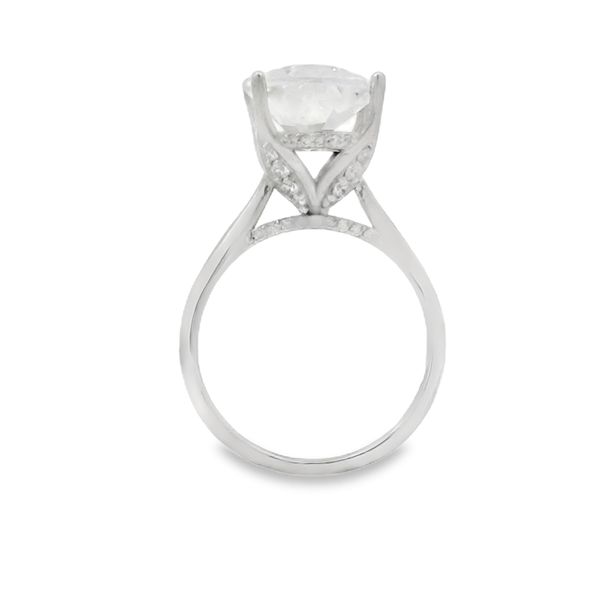 WHITE 14 KARAT ENGAGEMENT RING SEMI-MOUNT Image 2 Van Adams Jewelers Snellville, GA