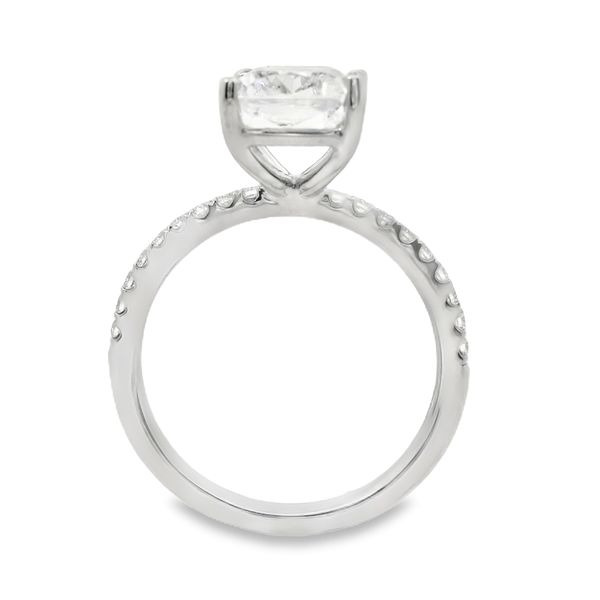 Platinum Engagement Ring Setting Image 3 Van Adams Jewelers Snellville, GA