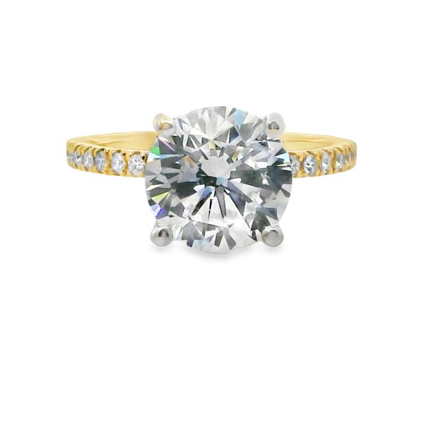 Diamond Engagement Ring Setting with Hidden Halo Van Adams Jewelers Snellville, GA