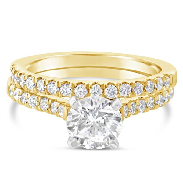 Van Adam's Collection 14K Yellow Gold Diamond Semi-Mount Wedding Set Van Adams Jewelers Snellville, GA