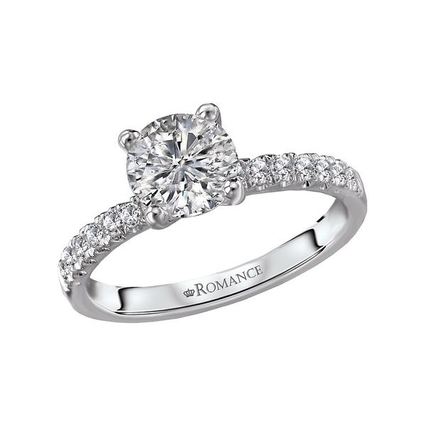Romance *** Lab Grown Diamond *** Diamond Semi-mount Engagement Ring Van Adams Jewelers Snellville, GA