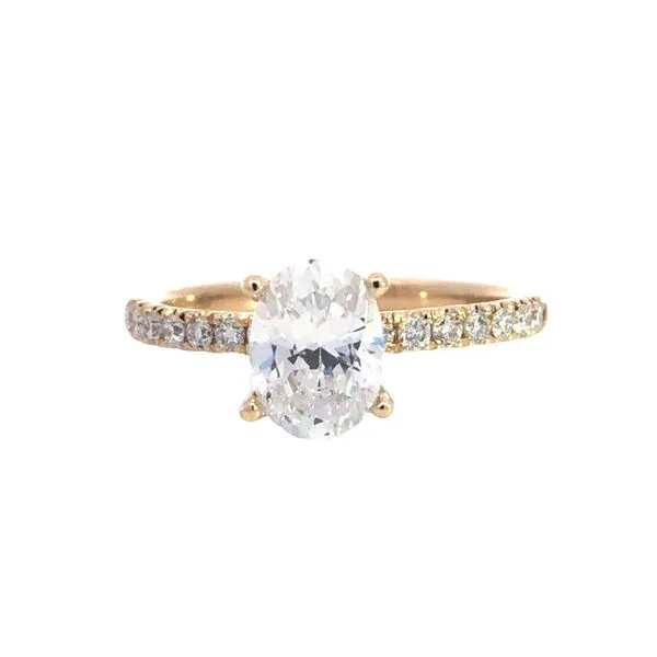Romance *** Lab Grown Diamond *** Diamond Semi-mount Engagement Ring Van Adams Jewelers Snellville, GA