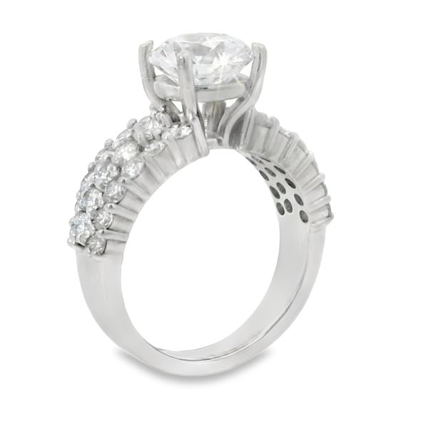 14 KARAT LAB GROWN DIAMOND SEMI MOUNTED ENGAGEMENT RING Image 2 Van Adams Jewelers Snellville, GA