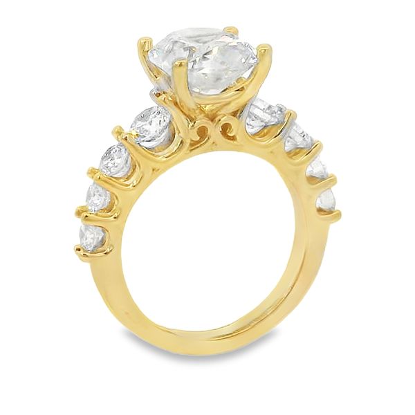 Lab Grown Diamond Engagement Ring Setting Image 2 Van Adams Jewelers Snellville, GA