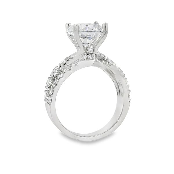 1 1/2 CT Lab Grown Diamond Ring Setting Image 2 Van Adams Jewelers Snellville, GA